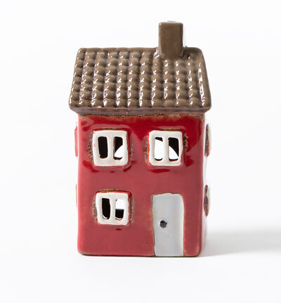 Village lyshus rød 15 cm Village lyshus rød 15 cm